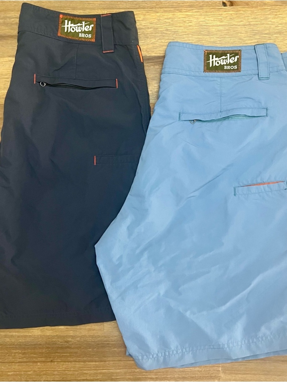 2x Howler Bros Horizon Hybrid Shorts Men’s 32 Light And Dark Blue 9" Inseam Swim
